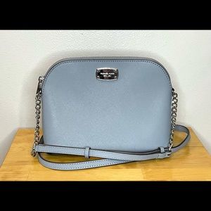 Michael Kors light blue crossbody